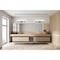 Z-Lite Thayer Vanity, 4-Light, 30.75 In.W x 5.75 In.L x 8.75 In.H, Matte Black/Clear 742-4V-MB - alternate 4